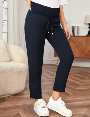Pantaloni SHEIN Maternity, bleumarin