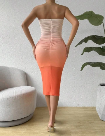 Rochie medie SHEIN, portocaliu