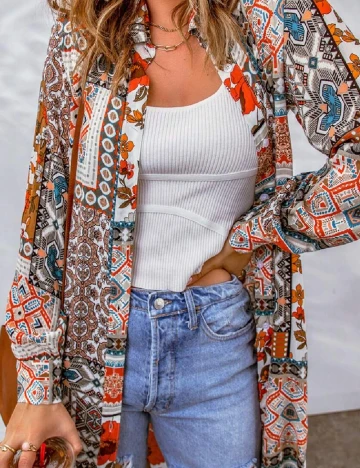 Camasa SHEIN, mix culori