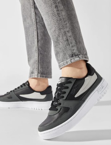 Adidasi Fila, negru/gri