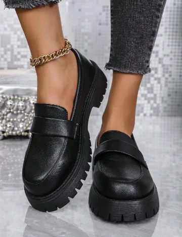 Mocasini SHEIN, negru