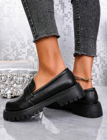 Mocasini SHEIN, negru