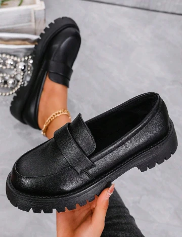 Mocasini SHEIN, negru