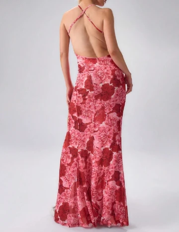 Rochie lunga Musera, rosu