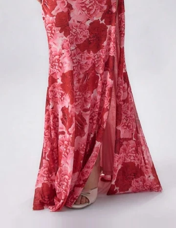 Rochie lunga Musera, rosu