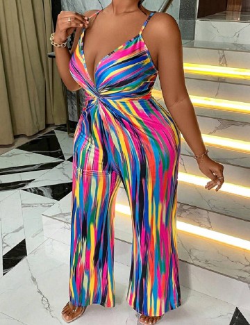 Salopeta SHEIN CURVE, mix culori