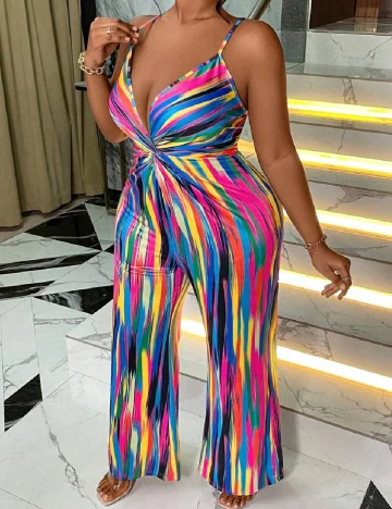 Salopeta SHEIN CURVE, mix culori