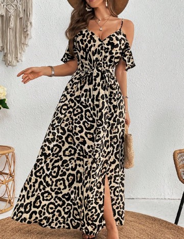 
						Rochie lunga SHEIN, animal print