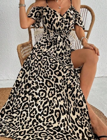 Rochie lunga SHEIN, animal print