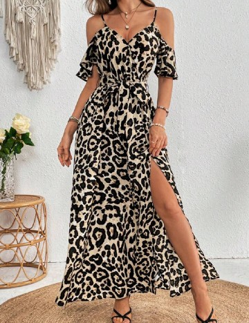 Rochie lunga SHEIN, animal print