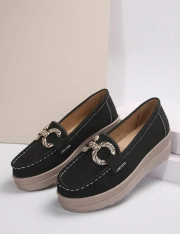 Espadrile SHEIN, negru Negru