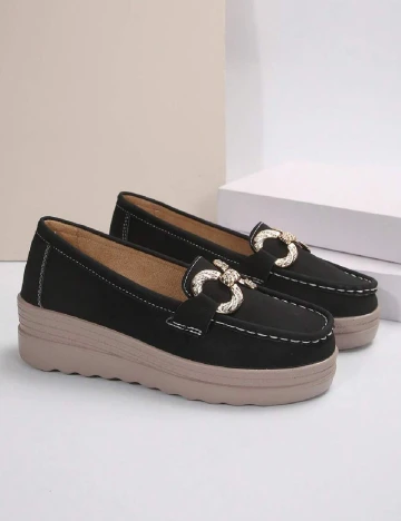 Espadrile SHEIN, negru Negru
