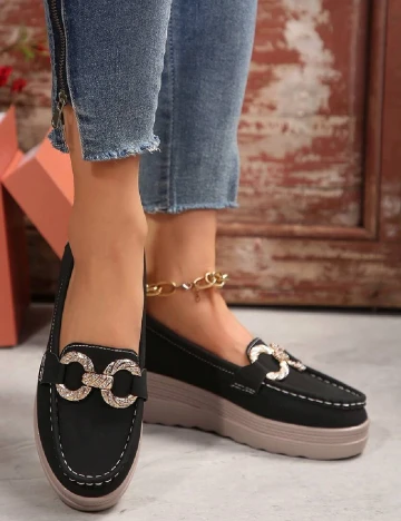 Espadrile SHEIN, negru Negru