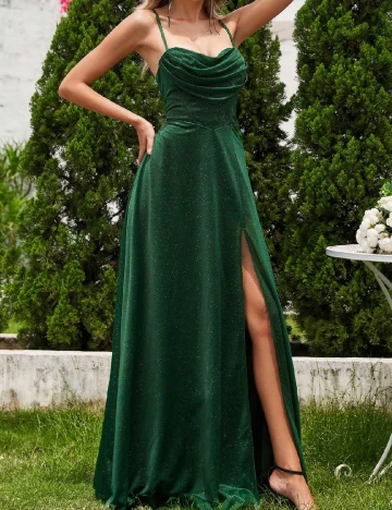 Rochie lunga Ever-Pretty, verde