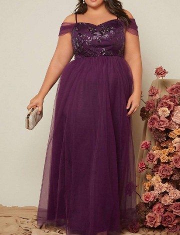 
						Rochie lunga SHEIN CURVE, mov