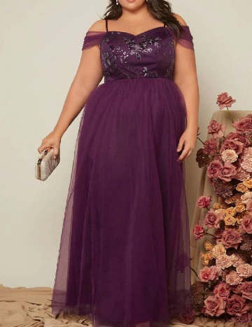 Rochie lunga SHEIN CURVE, mov