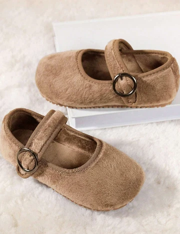 Pantofi Shein Kids, maro deschis Maro