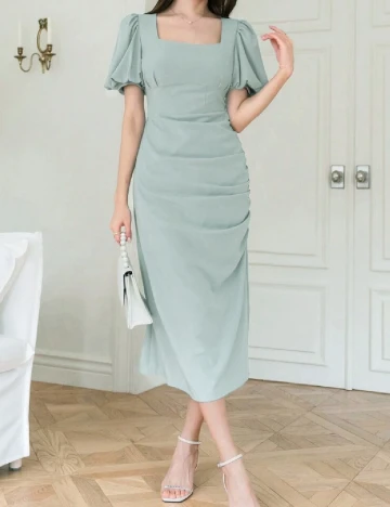 Rochie medie SHEIN, verde