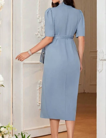 Rochie medie SHEIN Maternity, albastru Albastru