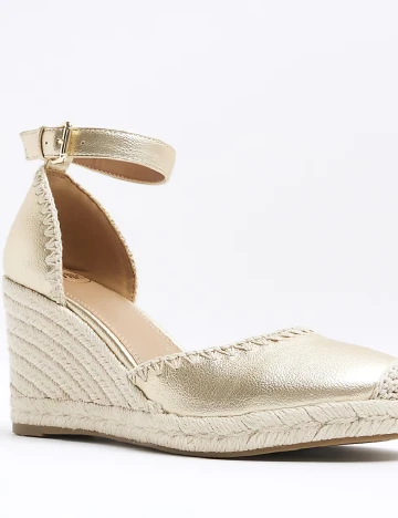 Pantofi River Island, auriu