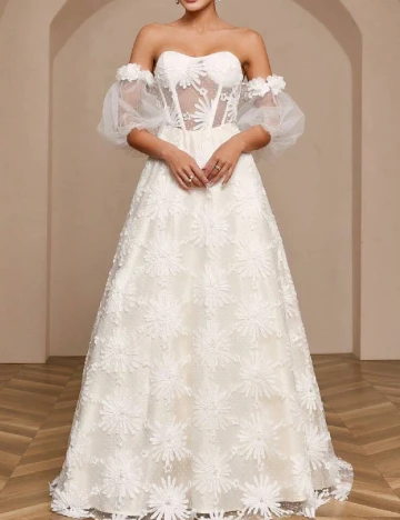 Rochie lunga SHEIN, alb