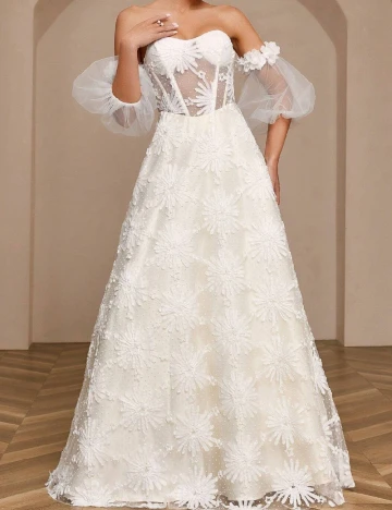 Rochie lunga SHEIN, alb