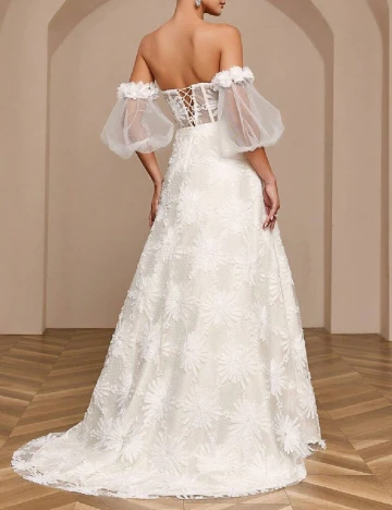 Rochie lunga SHEIN, alb