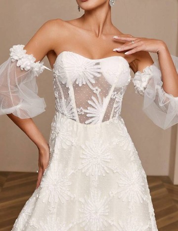 Rochie lunga SHEIN, alb