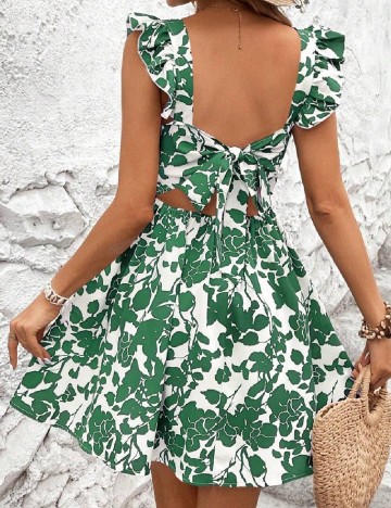 Rochie scurta SHEIN, verde