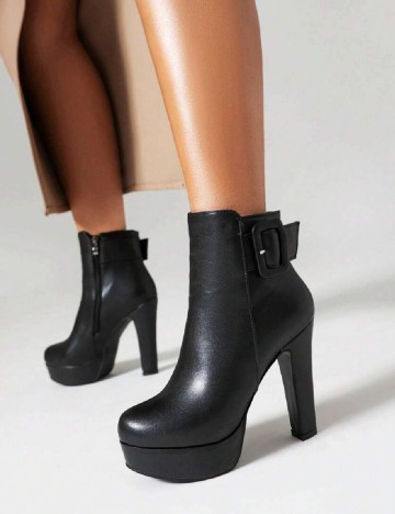 Botine SHEIN, negru
