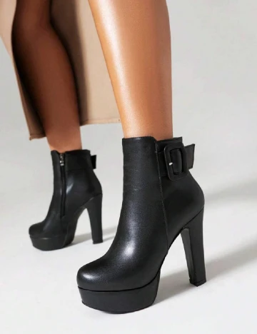 Botine SHEIN, negru