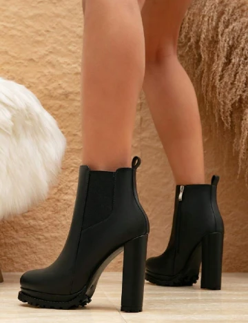 Botine SHEIN, negru