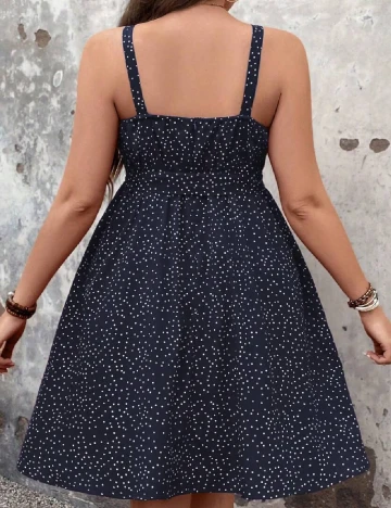 Rochie scurta SHEIN CURVE, bleumarin
