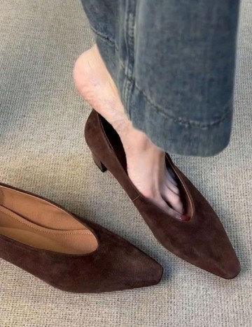 Pantofi SHEIN, maro