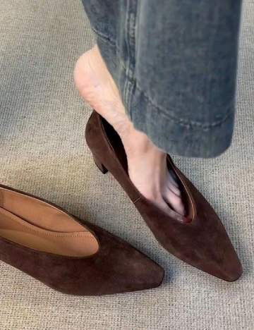 Pantofi SHEIN, maro