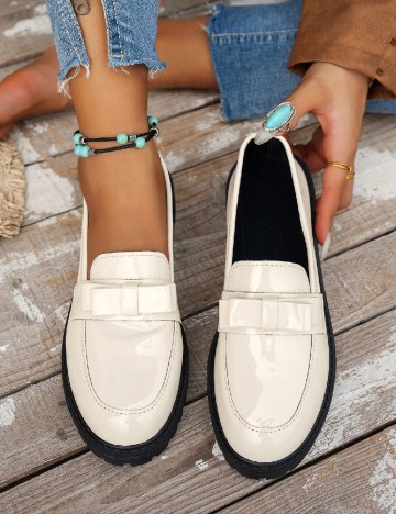 
						Mocasini SHEIN, negru