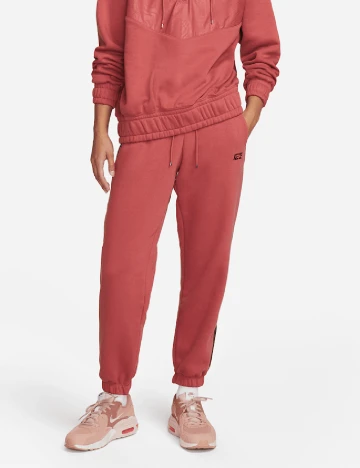 Pantaloni Nike, roz pudra inchis