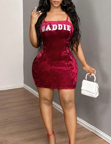 Rochie scurta SHEIN, visiniu