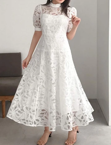 Rochie lunga SHEIN, alb