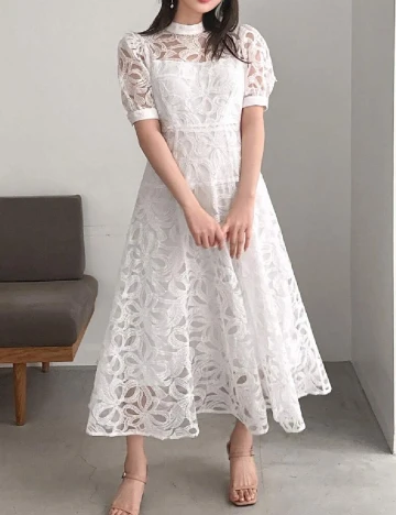 Rochie lunga SHEIN, alb