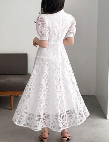 Rochie lunga SHEIN, alb
