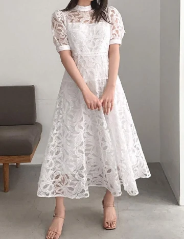 Rochie lunga SHEIN, alb