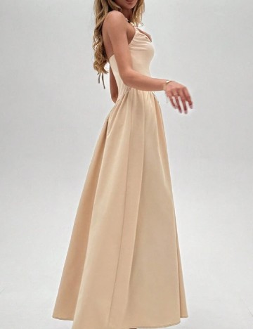 Rochie lunga SHEIN, crem