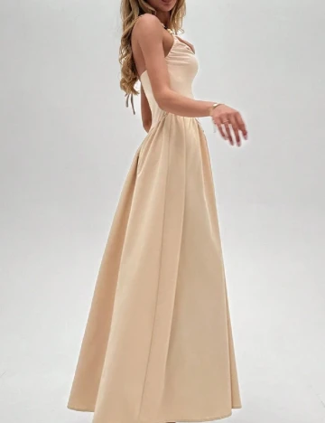 Rochie lunga SHEIN, crem