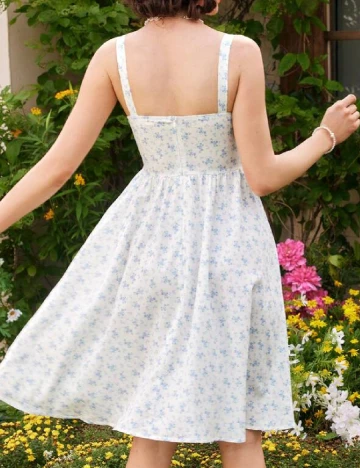 Rochie scurta SHEIN, alb