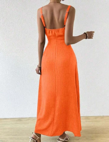 Rochie lunga SHEIN, portocaliu Portocaliu