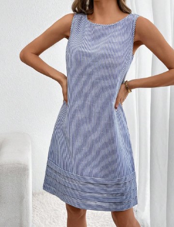 Rochie scurta SHEIN, albastru