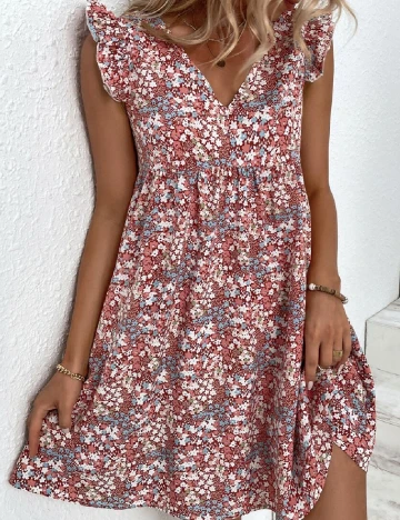 Rochie scurta SHEIN, rosu