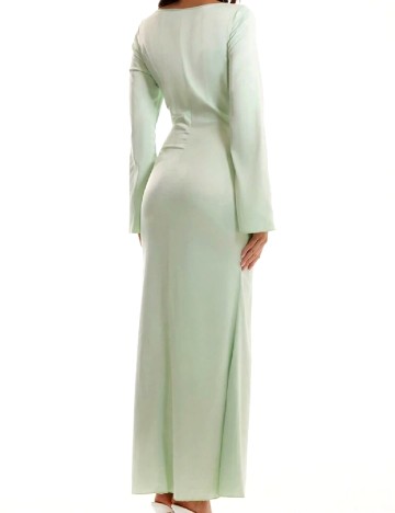 Rochie lunga Musera, verde