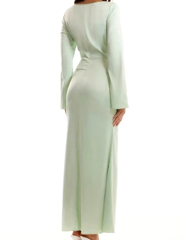 Rochie lunga Musera, verde